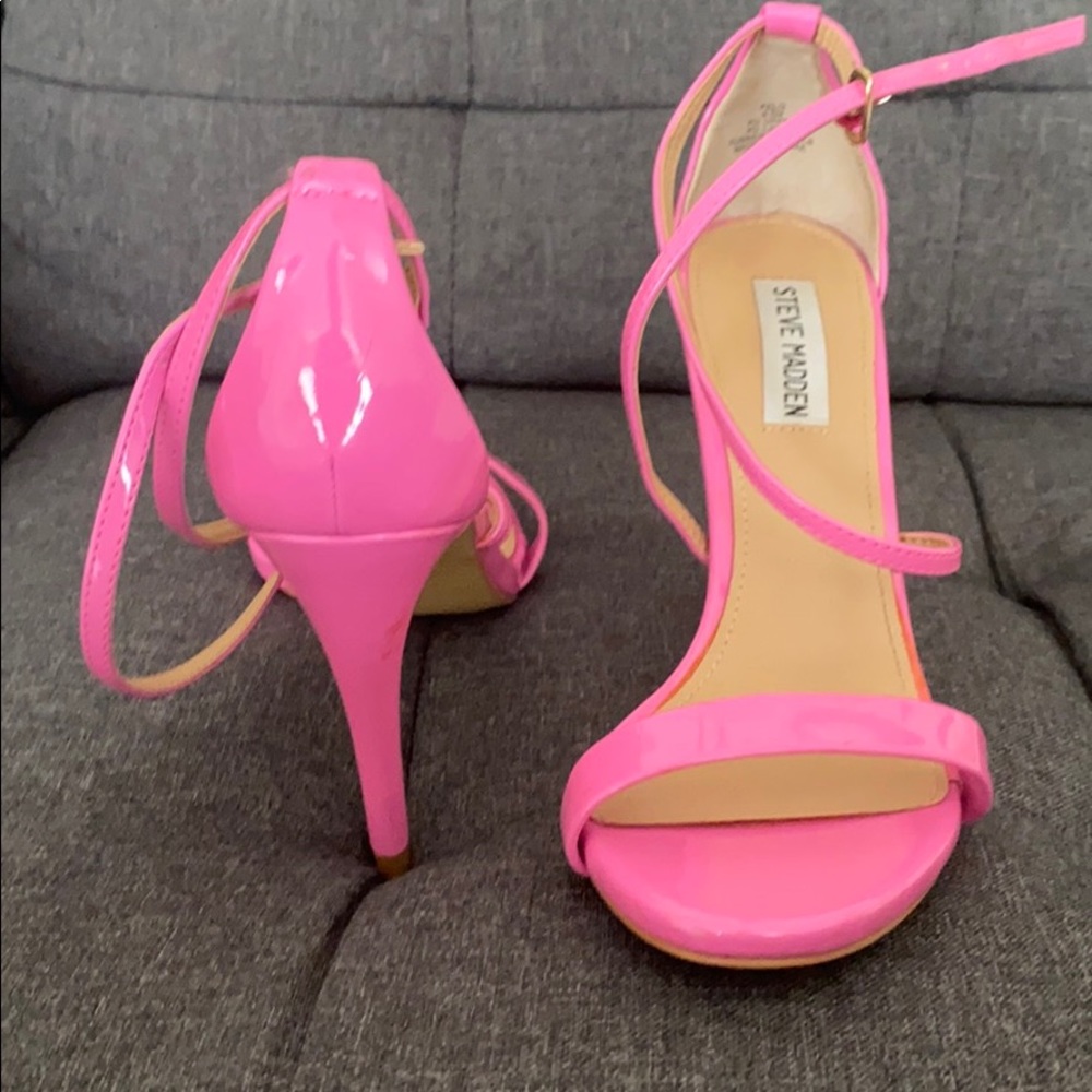 PINK STRAPPY heels